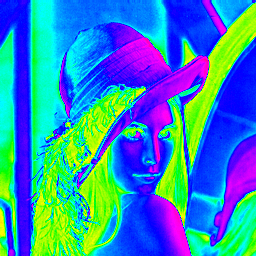 Lenna as seen by the Predator Lenna as seen by the Predator