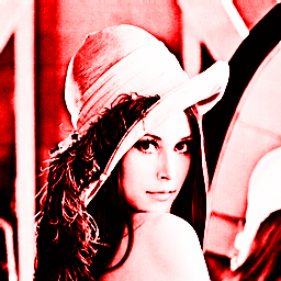 Lenna as seen smoothly by the Terminator Lenna as seen by the Terminator